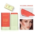 thumbnail image 2 of Rungungde Multi-Use Makeup Blush Stick, 2-in-1 Cheek and Lip Tint Soft Cream On-the-Go Blush Stick Blendable for Cheeks Makeup, Shadow Eyes Lips Blusher Stick, Waterproof Natural Nude Makeup, 2 of 9