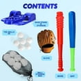 thumbnail image 4 of TOY Life Tball T Ball Set for Kids 3-5 Tball Set for Kids 5-8 Tee Ball Bat Toddler Baseball Tee Ball Set Bat Baseball Kids T Ball Stand for Kids 3-5 T Ball Set for Kids 5-8 T Ball Bat Set, 4 of 7
