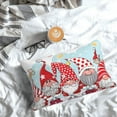 thumbnail image 3 of Salouo Christmas Pattern Pillow Cases,1PC Pillow Covers with Envelope Closure Decorative Pillow Case for Bed Couch,Pillows Not Included-14"x20", 3 of 6