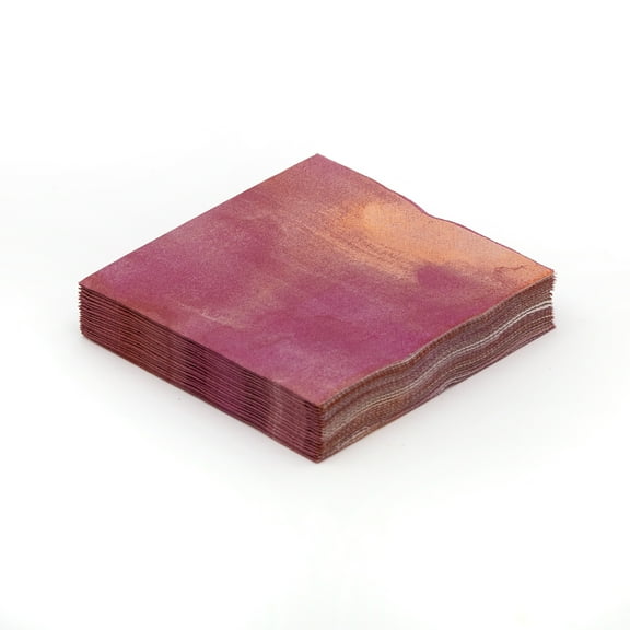 ForYourParty.com Watercolor Napkins 20 Pack - Sangria