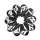 thumbnail image 1 of Soidarity 10 piezas PU cubiertas de palos de Golf equipo deportivo regalos para golfistas hombres nuevo diseño interior grueso felpa Digital Blanco negro Soidarity OD003029-05, 1 of 6