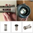 thumbnail image 3 of 1Pcs  Motorcycle Exhaust Pipe Insert Muffler Removable Silencer DB Killer Silencer Noise Sound Eliminator-Silver, 3 of 11