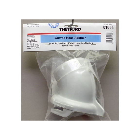Thetford 01665 Hose Adap.-Curved