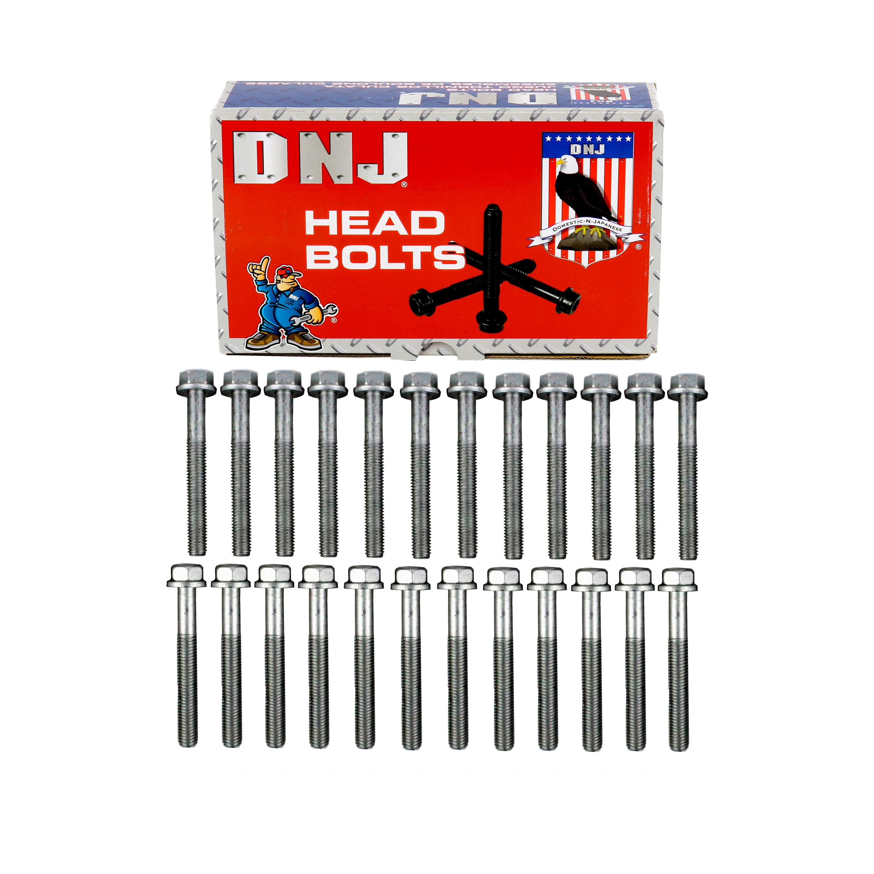 DNJ HBK4243 Head Bolt Kit – 2014-2017 Chevy GMC Silverado 1500 4.3L V6 OHV