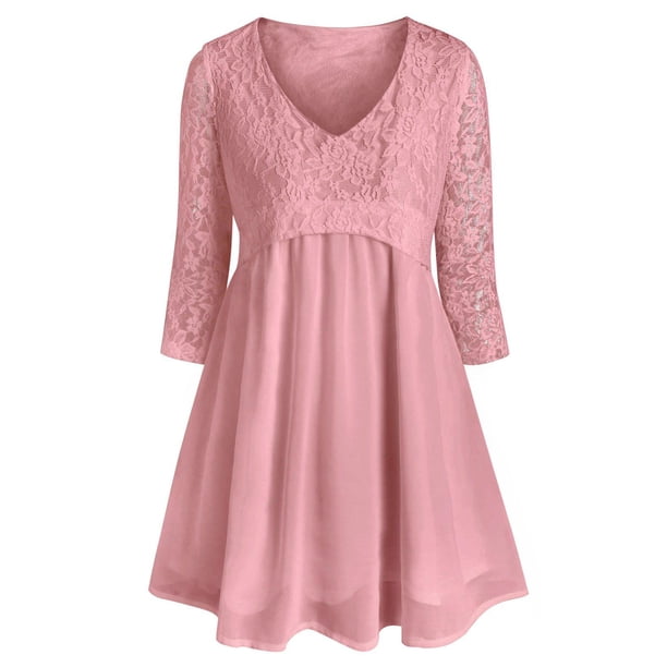 Además de inserción del cordón del tamaño de la blusa 2fer Rosegal Blusas Tallas Grandes