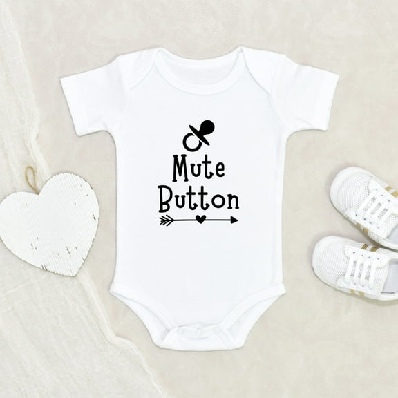Newbabywishes - Mute Buttons Pacifier Baby Clothes for Boys and Girls - Newborn Baby Clothes
