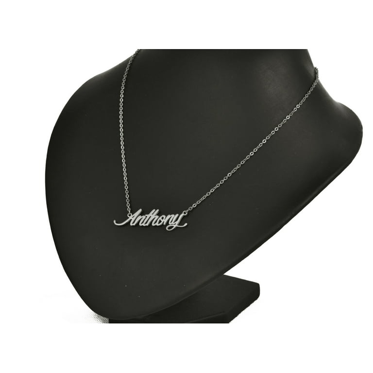 Anthony cheap name necklace