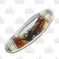 thumbnail image 4 of Rough Ryder Knives Rough Ryder Classic Cinnamon Bone Stag Bow Canoe Folding Knife, 4 of 11