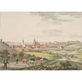 thumbnail image 3 of Søren L. Lange 14x11 Black Modern Framed Museum Art Print Titled - Aarhus (1822 - 1823), 3 of 5