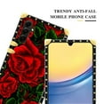 thumbnail image 5 of FKBRCL4U Compatible with Samsung Galaxy A05S Case, Vector Red Rose Green Leaf Luxury Golden Decoration for Girl Women Soft TPU Shockproof Protective Hard PC Back, 5 of 7