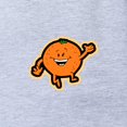 thumbnail image 2 of CafePress - Dancing Orange TRAN... - Cute Infant Baby Football Bodysuit, 2 of 3