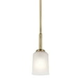 thumbnail image 4 of 43674NBR Kichler Lighting Shailene - 1 light Mini Pendant - 4.25 inches wide-Natural Brass Finish    -Traditional Installation, 4 of 7