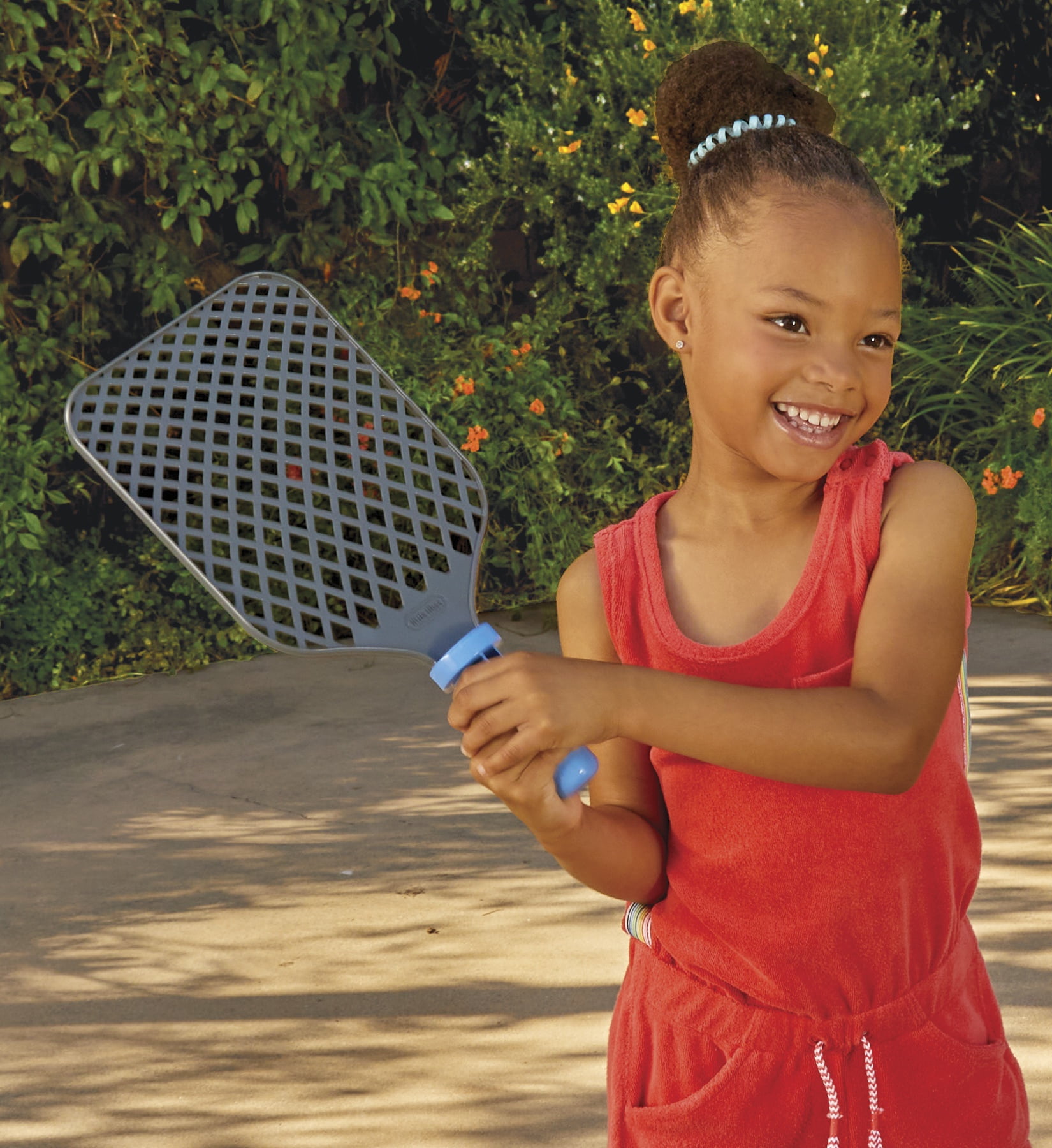 Little Tikes TotSports Pickleball Set, Includes 2 Paddles, 2 Balls, & Net, Ages 3+, Blue