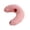 Pink, variant on SPOORYYO Dog Calming Pillow Soft Pet Pillow Comfortable Cuddling U Shape Neck Support Washable Portable Sleep Support for Pets