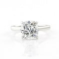 thumbnail image 4 of solitaire jewels 3CT Cushion Moissanite Solitaire Engagement Ring For Women, 10K Yellow Gold, 4 of 8