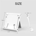 thumbnail image 4 of destyer Support de Livre Support de Lecture Support de Document Surface Lisse Longue Durée Polyvalent École Structure Stable Pliable Léger, 4 of 8