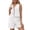 White, variant on Women's Tie Front Vest and Shorts Set Resort Summer 2 Piece Outfit