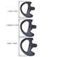 thumbnail image 5 of 3 Pares Tapones Suave del Oído de Silicón(S + ) , cesorios para Radio Bidireccional Sunnimix Tapones para los oídos de gel de repuesto, 5 of 8