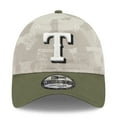 thumbnail image 2 of Men's New Era Light Beige/Olive Texas Rangers 2025 Armed Forces Day 9TWENTY Adjustable Hat, 2 of 5
