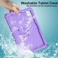 thumbnail image 5 of Artyond Case for 2024 iPad Pro 11" M4, Lightweight EVA Shockproof Stand Kids Case Full-body Protection with Shoulder Strap Case for New iPad Pro 11 Inch (M4) 5th Generation 2024 Release, Purple, 5 of 7