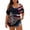 Deep Red-A-70324aa, variant on L-5XL Cold Shoulder Plus Size Blouses for Women USA Flag 250th Anniversary USA Shirt Hide Belly Women's Tunic Tops Wine L