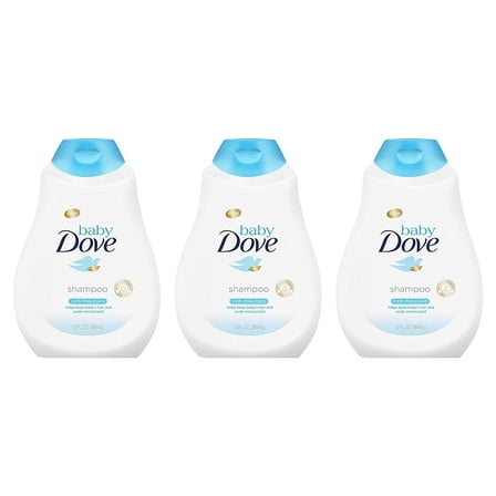 Baby Dove Tear Free Baby Shampoo Rich Moisture, 13 Ounce Pack of 3