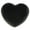Mat Black, variant on Silicone Heart Puff - Mat Black by Sun Smile for Women - 1 Pc Sponge