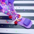 thumbnail image 4 of Manteca para piruletas Slime Toy HUOGUO, esponjosa y bonita, hecha a mano, 60 ml, color morado, 4 of 4