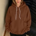 thumbnail image 6 of Women's Oversized Comfort Fleece Hoodies, Cozy Trendy Pullover Sweatshirts with Pockets For Fall & Winter Clothes, 6 of 7