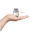 thumbnail image 3 of White Dove Decoration Urn - Small Urns For Human Ashes Mom 3Inch - Cremation Urn Human Ashes Pack Of 4 - Funeral Urns For Women - Funeral Urns For Ashes - Ashes Holder - Stuffed Dove Urn, 3 of 5