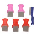 thumbnail image 3 of Peine Para Piojos De Perro, Depilación Flotante Para Mascotas, Peine Para Pulgas, Diente Compacto Y Ligero De Acero Inoxidable Para Cachorros ANGGREK Dog Grooming Flea Comb, 3 of 8