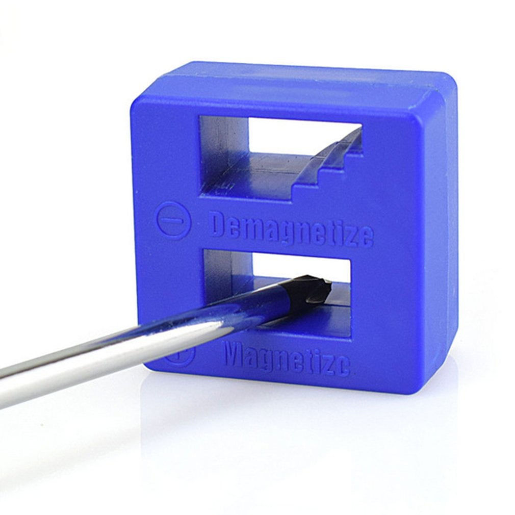2x Plastic Demagnetizer Magnetizer Professional Screw Bit Magnetic Tools 