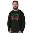 thumbnail image 5 of Funny Christmas Ho Ho Friggin Ho Long Sleeve TShirt Men Women Brisco Brands L, 5 of 6
