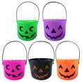 thumbnail image 2 of XGFHYJEH Halloween Decor, Halloween Decorations, Halloween Decorations Indoor, Halloween Indoor Decor, Halloween Pumpkin Bucket Small Plastic Pumpkin Pail Halloween Candy Basket, 2 of 4