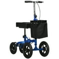 thumbnail image 2 of HOMCOM Knee Scooter with Basket, Knee Walker Mobility Scooter, Blue, 2 of 9