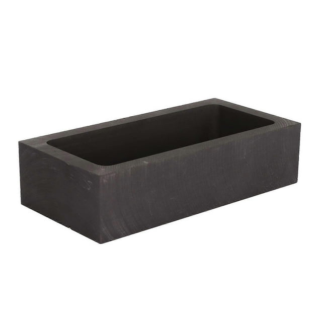Moule à Lingots Rectangulaire en Graphite Haute Pureté Résistant à la Chaleur pour Raffinement de Bijoux en Métal pour Moulage 1700g Or