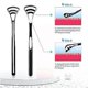 thumbnail image 3 of Tongue Scraper, 3-Pack Tongue Cleaner For Oral Hygiene And Fresh Breath, Easy To Use And Clean, 3 of 5