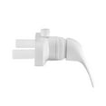 thumbnail image 3 of Dura Faucet Single Lever RV Shower Faucet - White, 3 of 5