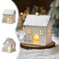 thumbnail image 1 of onlyliua Artículos En Liquidación Casas de Pueblo Navideñas de Invierno con Luces Led, Figuras Navideñas para Hacer Mismo, Kits Adornantes Navideños de Resina En Miniatura, Farola de Rama Desnuda de, 1 of 6