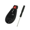 thumbnail image 1 of Unique Bargains Key Shell Case for Ram 1500 2013-2021 for Ram 2500 3500 4500 5500 2013-2018 Keyless Entry Remote Key Fob Replacement Case 4 Button GQ4-53T, 1 of 7