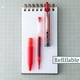 thumbnail image 2 of Bolígrafo PILOT Precise V7 RT recargable y retráctil rojo, paquete de 12, 2 of 5