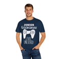 thumbnail image 4 of Humorous Junior Groomsman Level Unlocked Gifts Vintage Bachelors Ideas Graphic Men Women Unisex Garment-Dyed T-shirt, 4 of 4