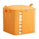 thumbnail image 2 of Bolsa de almacenamiento exterior | Bolsa de embalaje de plástico impermeable, impermeable y resistente al polvo | Gran Capacidad | Naranja | Organizador resistente bajo la cama de 60x60x50cm |, 2 of 6