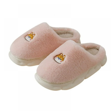

Women s Cute Cotton Slippers House Slippers Warm Cozy Soft Home Slippers with Indoor &Outdoor Anti-Skid Sole