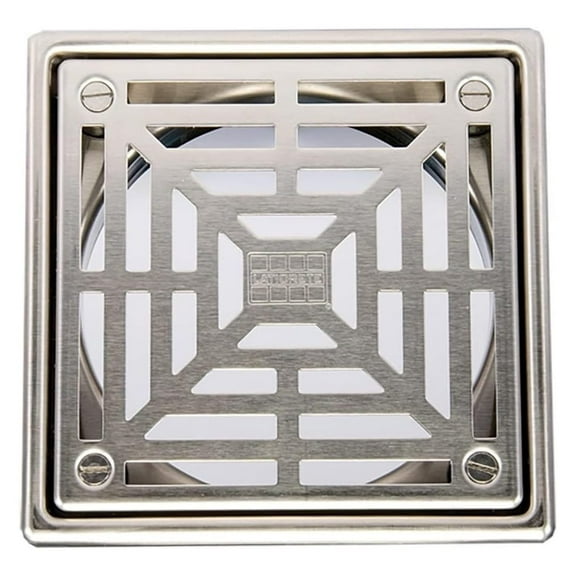 Hydro Ban Drain Grate 4"x4" (Brushed Stainless Steel)