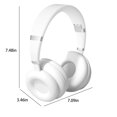 thumbnail image 3 of ZToonmas Over Ear Bluetooth Headphones with Tf Macaron Color 5.2 Wireless Bluetooth Headset Foldable Plug-In Card for Calls, Audio Cable for Children Adult Gifts, 3 of 8