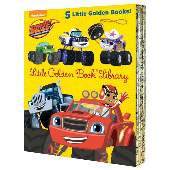 Blaze and the Monster Machines Little Golden Book Library (Blaze and the Monster Machines): Five of Nickeoldeon's Blaze and the Monster Machines Little Golden Books