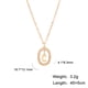 thumbnail image 1 of Skyrim Stainless Steel Colorful Zircon Initial Letter Necklace Women A-Z Alphabet Aesthetic Neck Chain Jewelry Mother Day GiftQ&45-50cm Gao Jinjia LED, 1 of 2