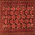 thumbnail image 1 of Ahgly Company Indoor Square Persian Orange Traditional Area Rugs, 8' Square, 1 of 1