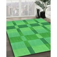 thumbnail image 2 of Ahgly Company Indoor Rectangle Patterned Neon Green Area Rugs, 2' x 4', 2 of 6